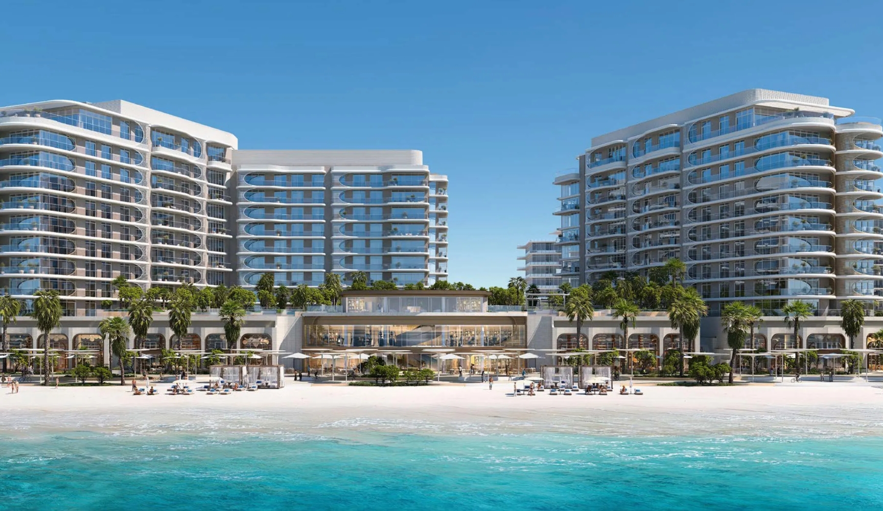 Luxury waterfront terrace in Abu Dhabi