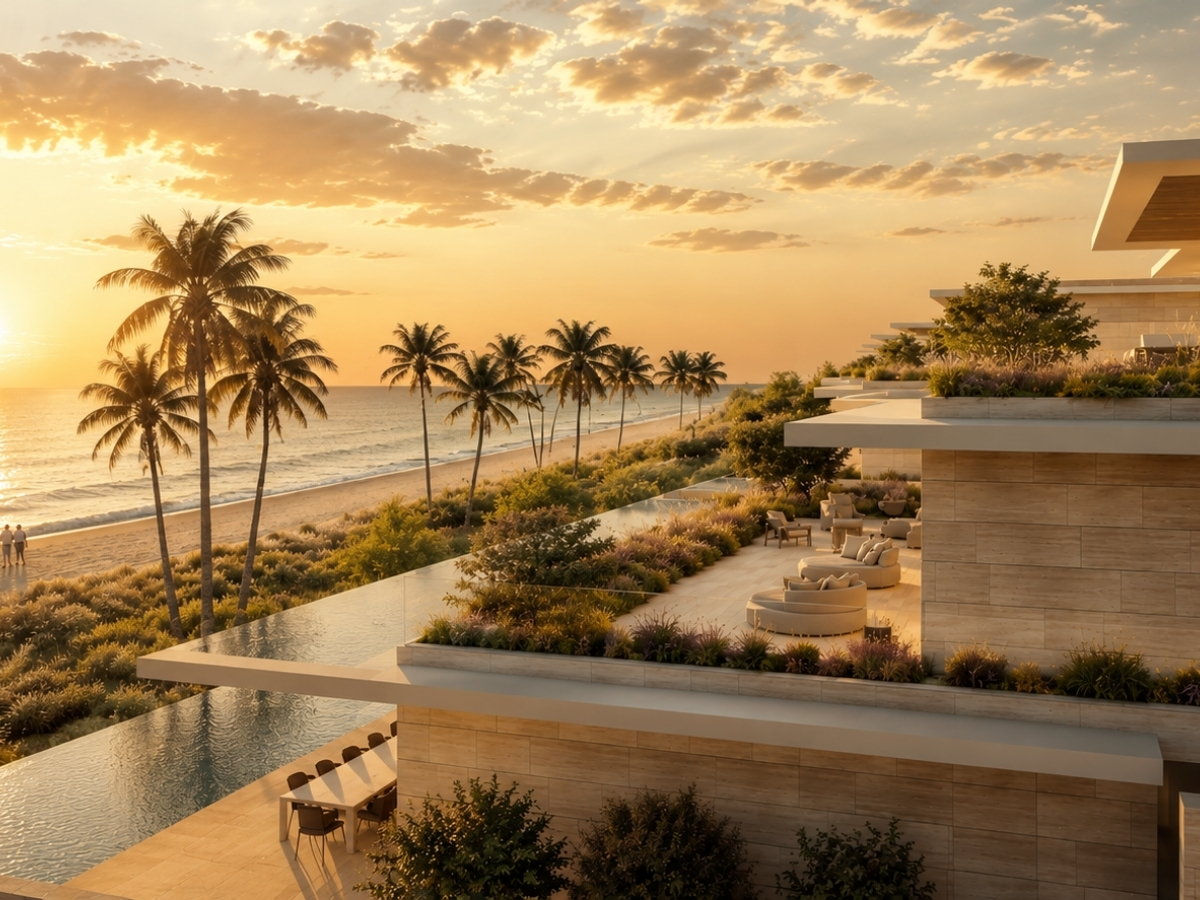 Yamm Beach Villas project overview on Hudayriyat Island Abu Dhabi