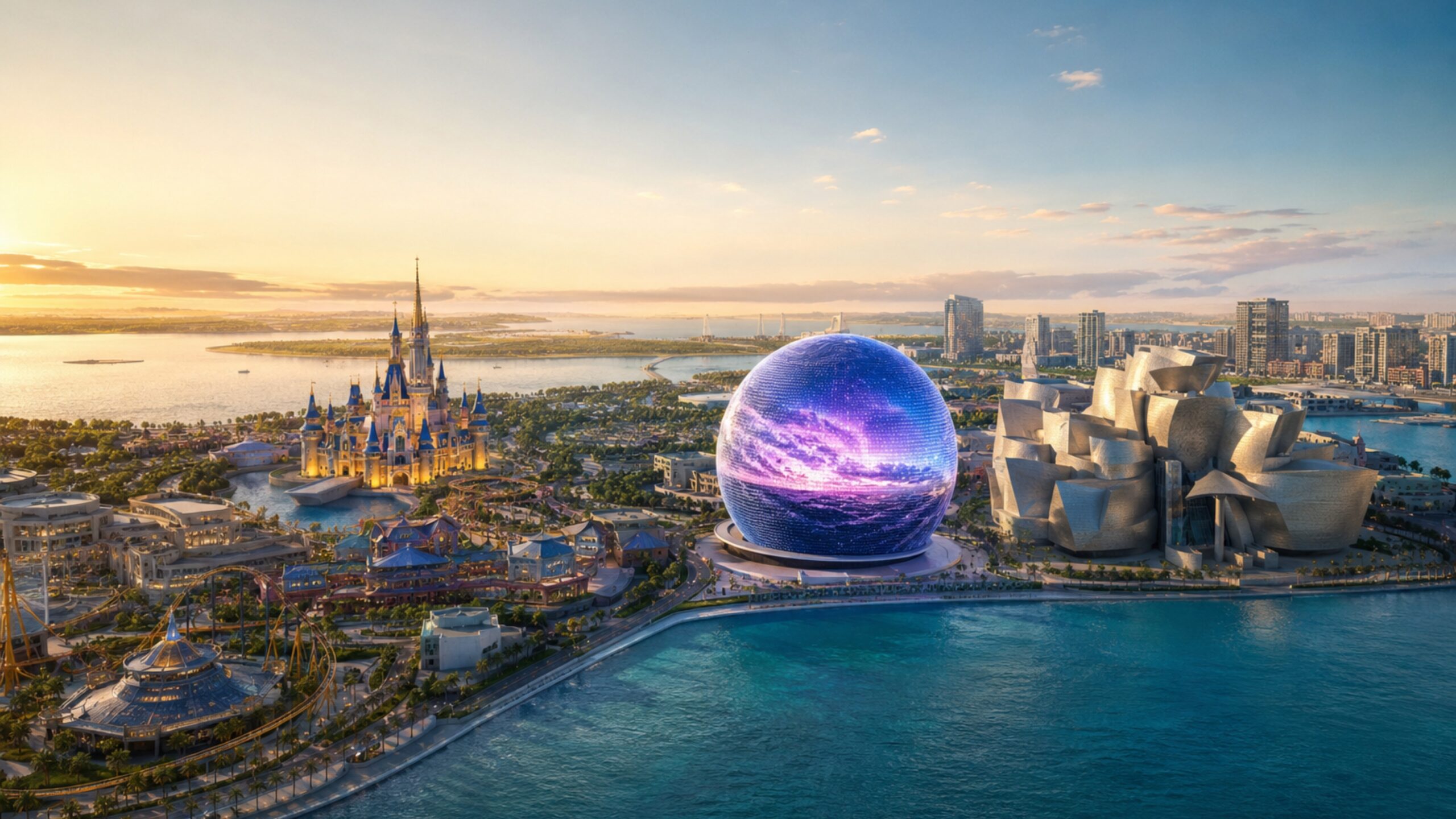 Abu Dhabi mega attractions property market