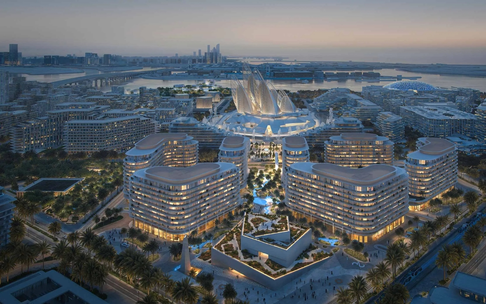 The Row Saadiyat residential quarter in the Cultural District